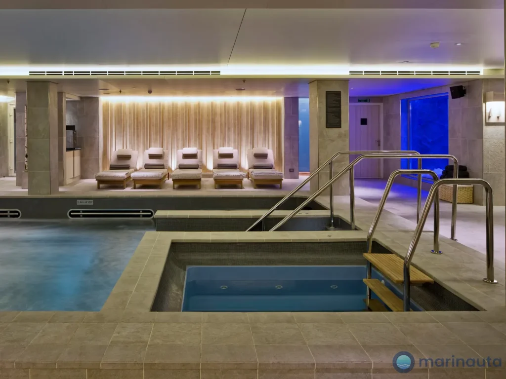 sala de tratamientos del spa de un crucero, uno de los extras que el todo incluido no suele cubrir